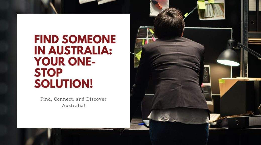 find someone in australia