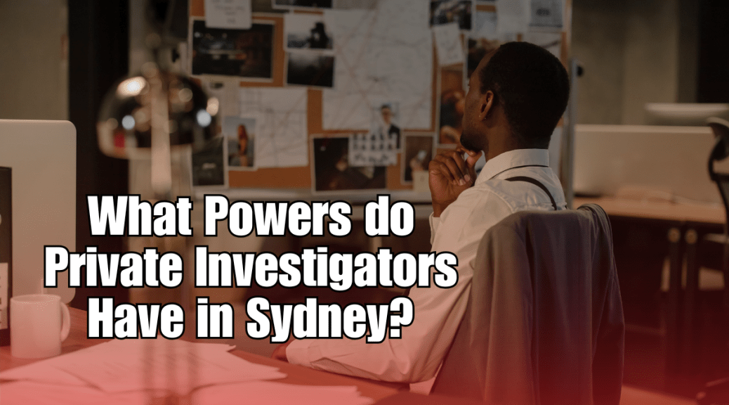 private investigator in sydney