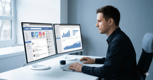 Private investigator acting quickly to gather time-sensitive evidence during an urgent search