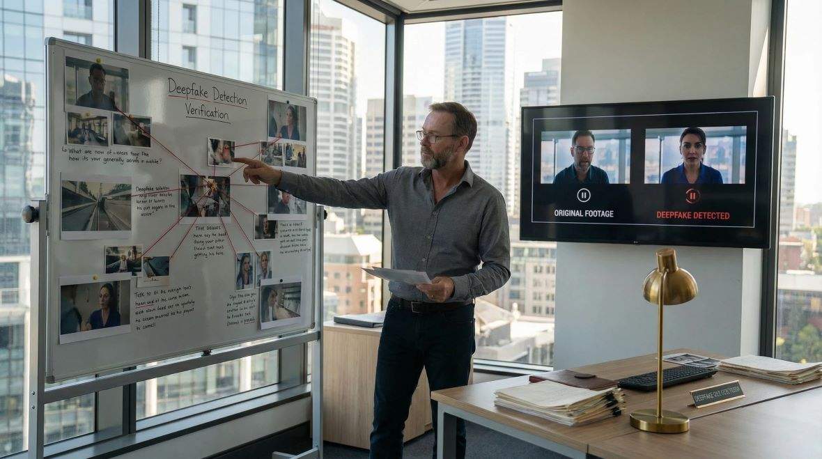 Private investigation balancing advanced technology with human judgement, empathy, and communication in a high-tech world