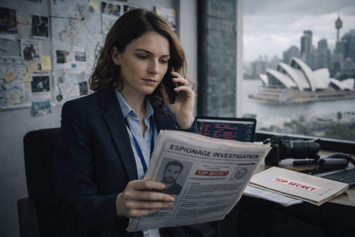 How a Sydney Private Investigator Handles Espionage Investigation. Sydney private investigator handling an espionage investigation using lawful methods, risk assessment, and professional evidence handling.