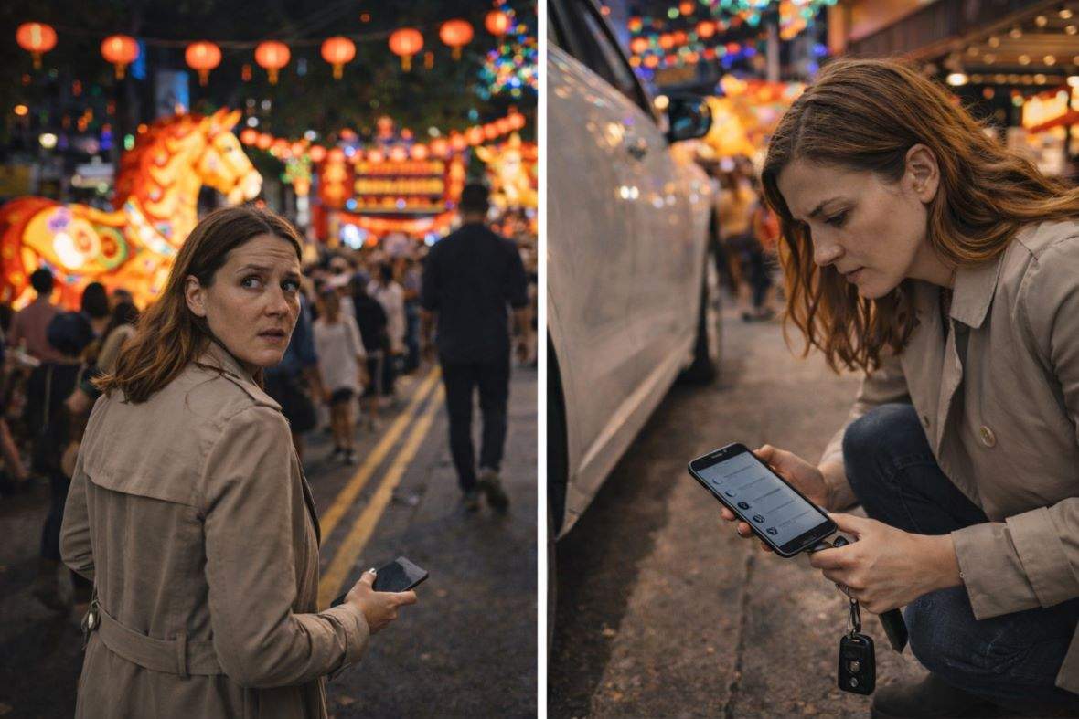 Going Home for Chinese New Year: What to Do If You’re Being Followed or Tracked (Australia). Safety steps for Australians travelling for Chinese New Year who suspect tracking or following, focusing on lawful checks and support.