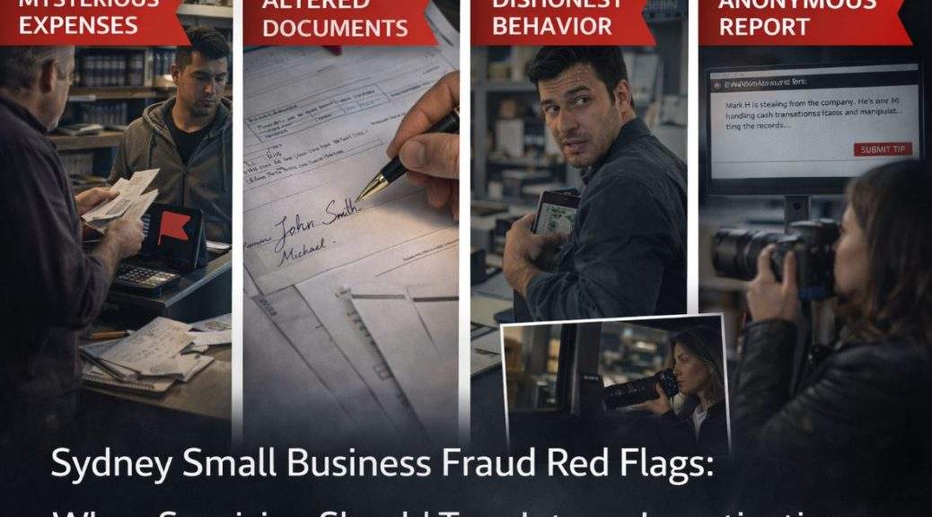 SydneyPI - Sydney Small Business Fraud Red Flags When Suspicion Should Turn Into an Investigation -1